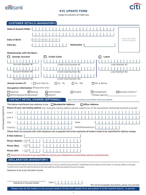 Interim Attestation Form – For Digital KYC Documents.